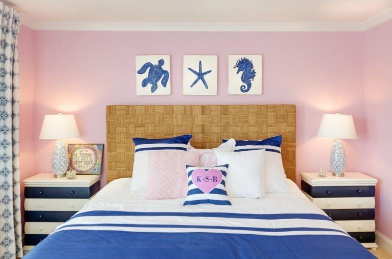 Розовая спальня - Дизайн интерьера 2022