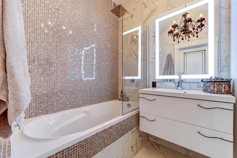 Дизайн ванной комнаты 2018 - Особенности