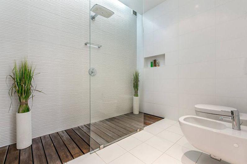 Белая ванная комната - Дизайн интерьера 2018