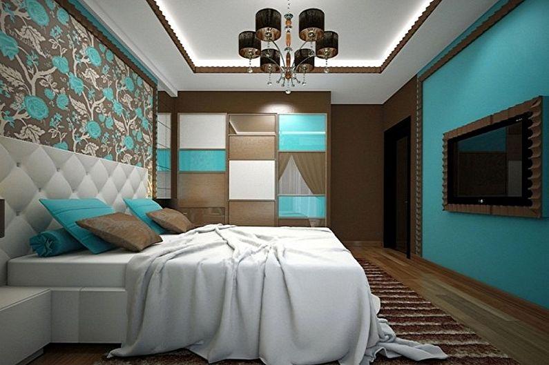 Дизайн интерьера спальни 15 кв.м. - фото