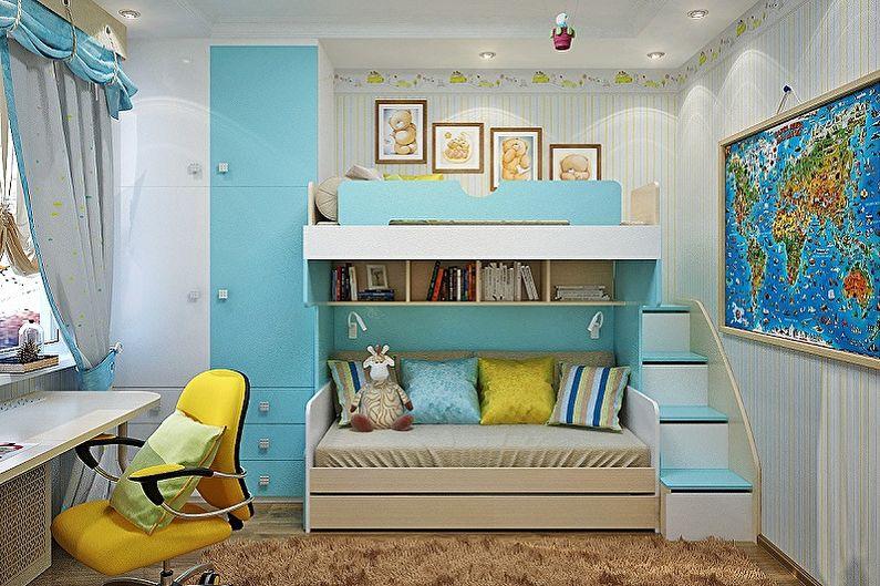 Дизайн маленькой комнаты для дошкольника