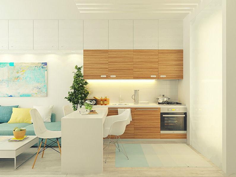 Seasmall: Дизайн квартиры 29 кв.м.