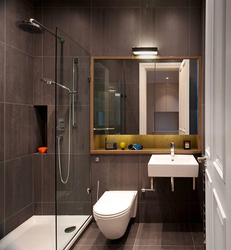 Дизайн маленькой ванной комнаты 5 кв.м.