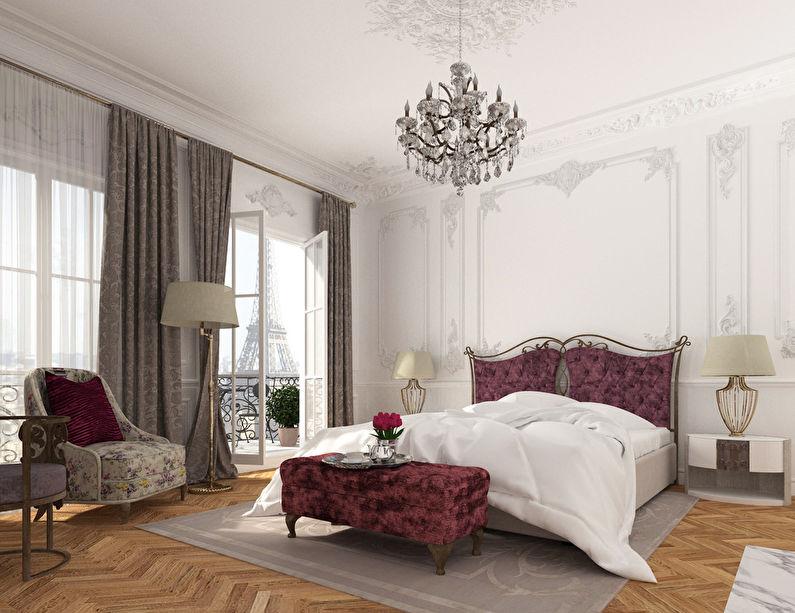 Утро в Париже: Дизайн спальни