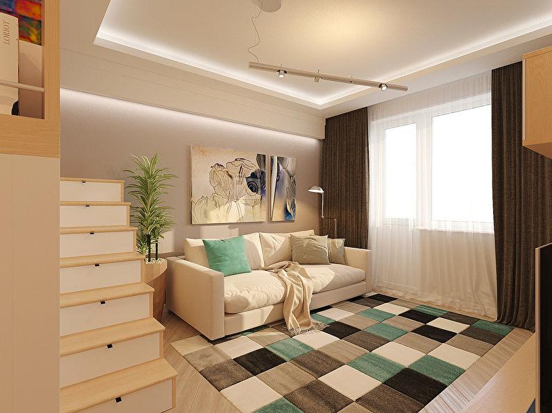 Дизайн однокомнатной квартиры от NovaBella