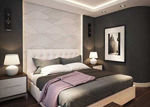 «Грань»: Спальня в современном стиле