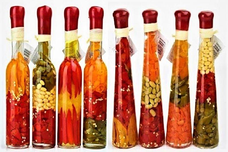 Декор бутылок своими руками - Декор овощами и фруктами