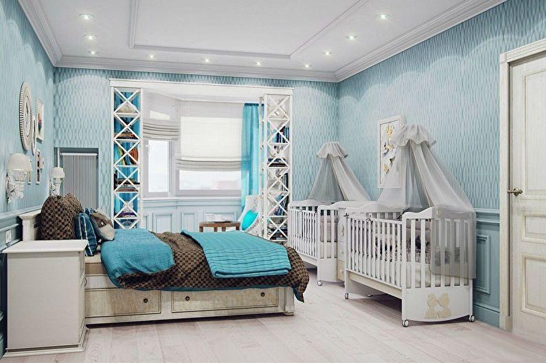Дизайн спальни и детской в одной комнате - С чего начать