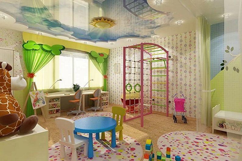 Мебель для детской комнаты для двух девочек - Игровая