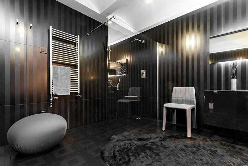 «Черная комната»: Интерьер ванной - фото 4
