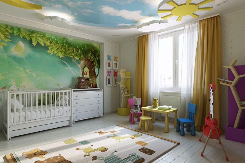 Яркая детская комната «Солнечное детство»