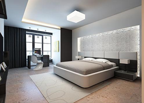 Дизайн спальни в четырехкомнатной квартире