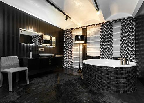 «Черная комната»: Интерьер ванной