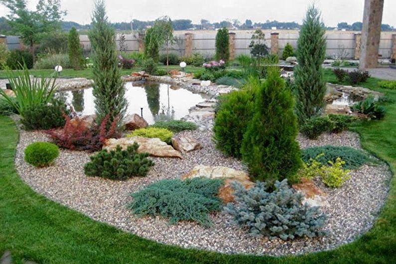 Каменный сад - Клумба на даче, идеи для ландшафтного дизайна