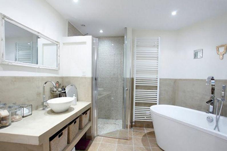 Ванная комната - Дизайн квартиры в современном стиле