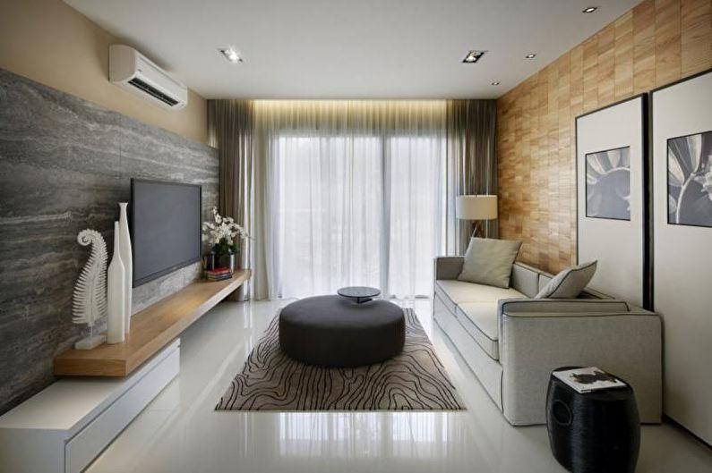Дизайн интерьера квартиры в современном стиле - фото