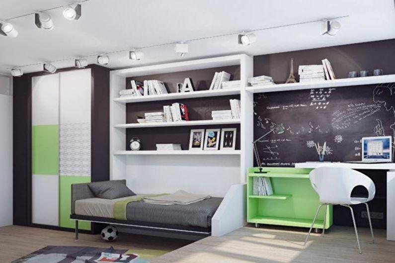 Дизайн комнаты для мальчика-подростка - Мебель