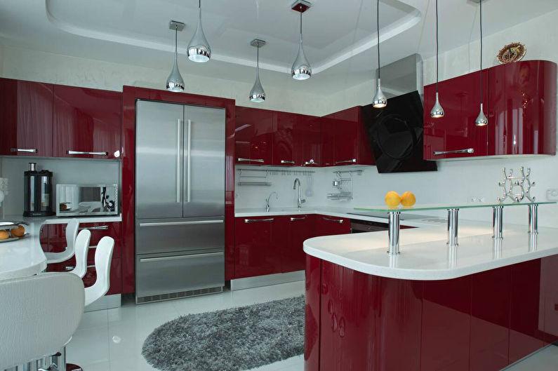 Red On White: Интерьер кухни, Сочи - фото 1