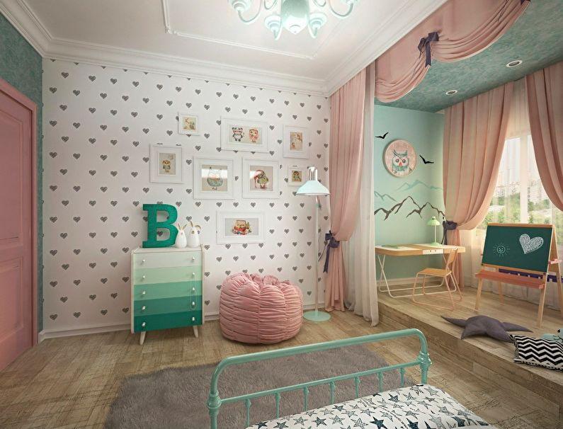 Дизайн детской комнаты для девочки - фото 3