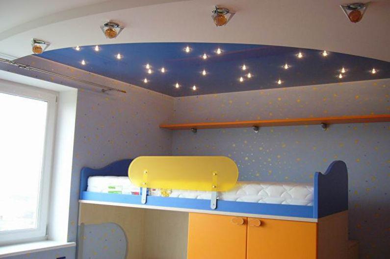 Потолки из гипсокартона в детской - Освещение и подсветка
