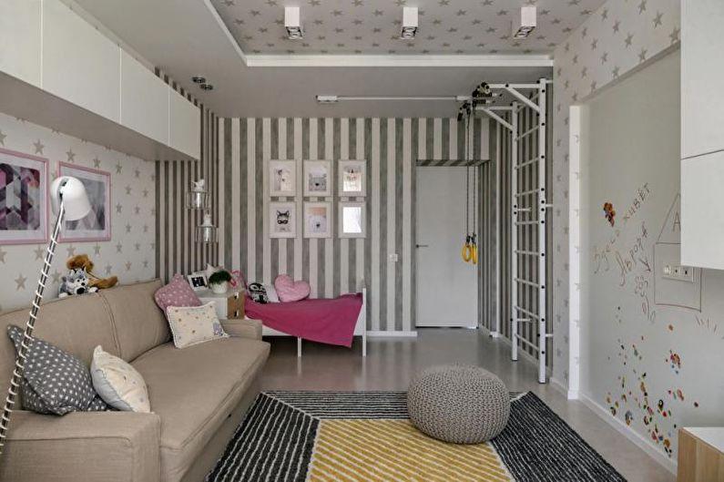 Детская комната - Дизайн трехкомнатной квартиры