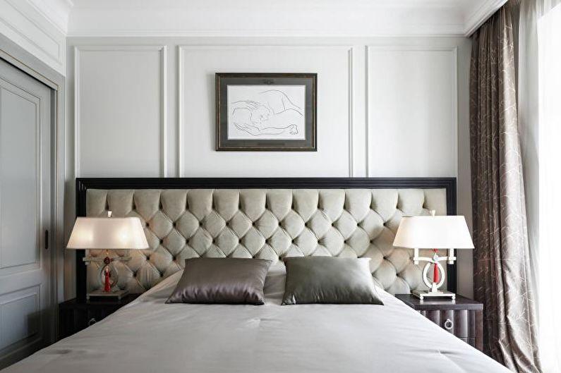 Дизайн интерьера белой спальни - фото