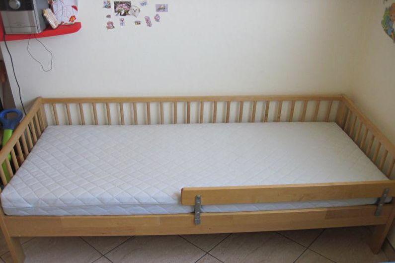 Виды детских кроватей по размеру