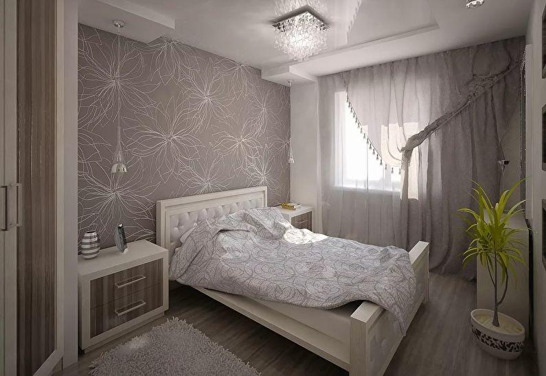 Дизайн спальни в хрущевке - Современный стиль