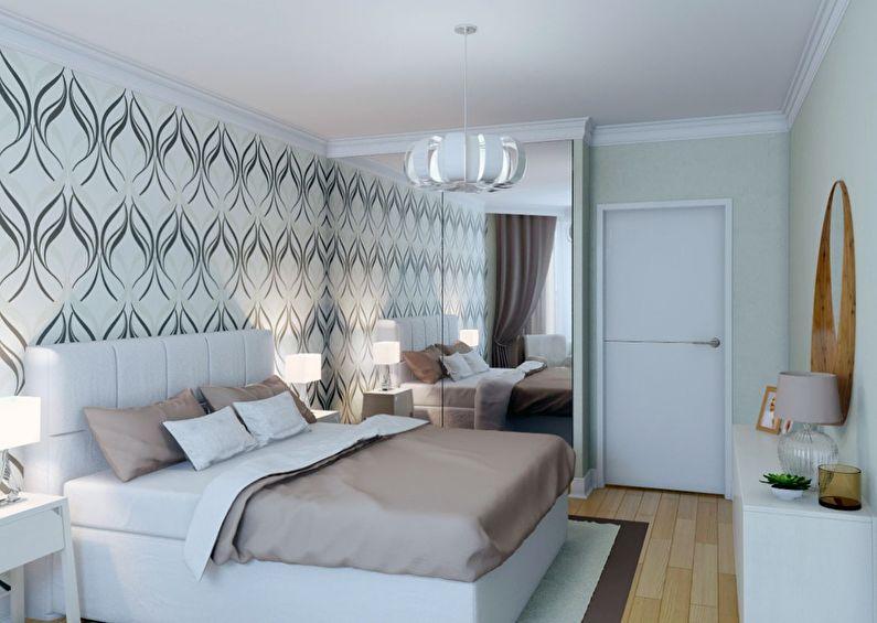 Дизайн интерьера спальни в хрущевке - Текстиль и декор