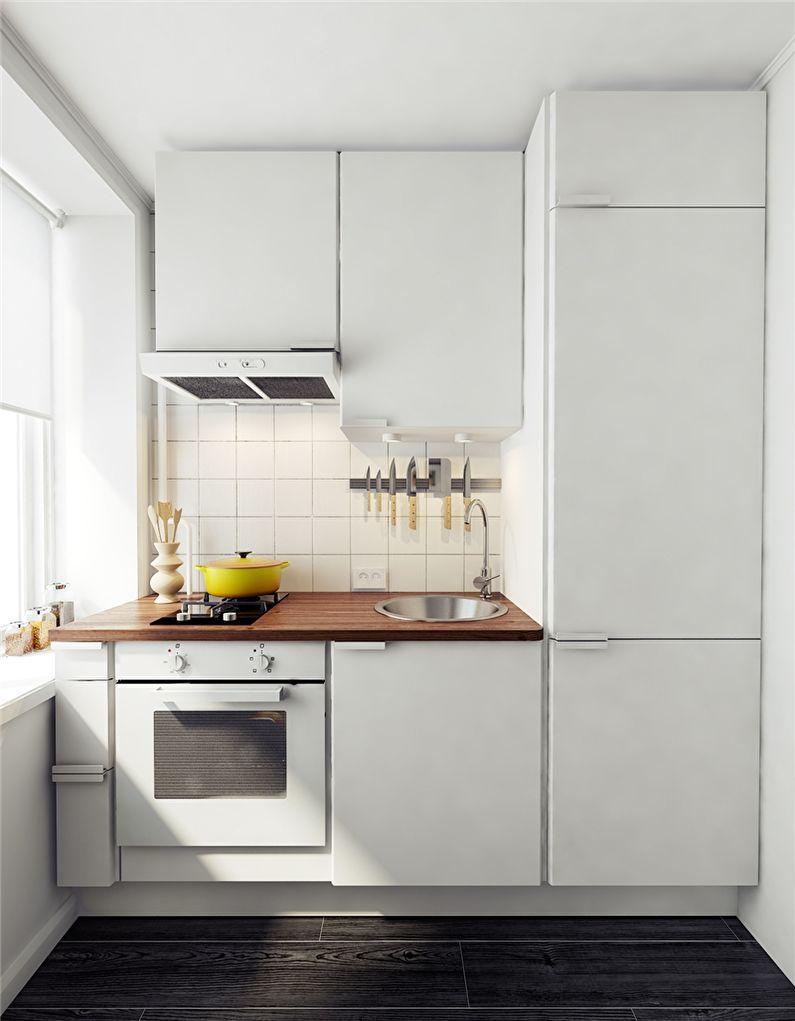 Кухонный гарнитур - дизайн маленькой кухни