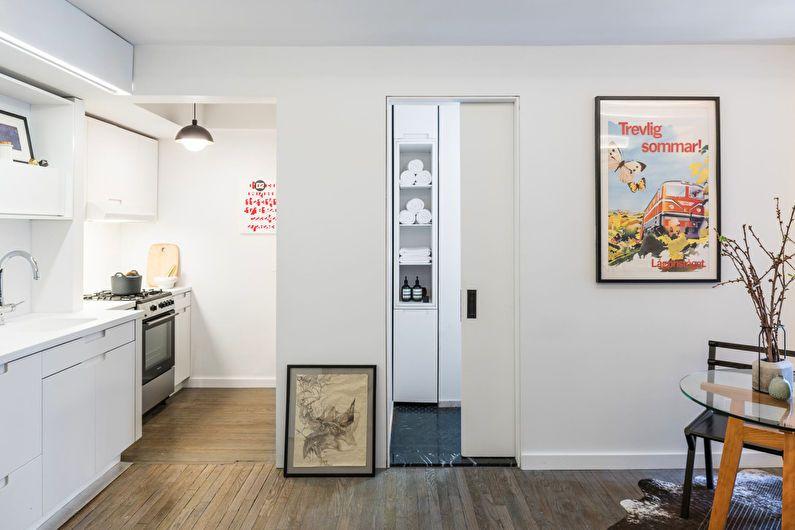 Дизайн однокомнатной квартиры, Нью-Йорк
