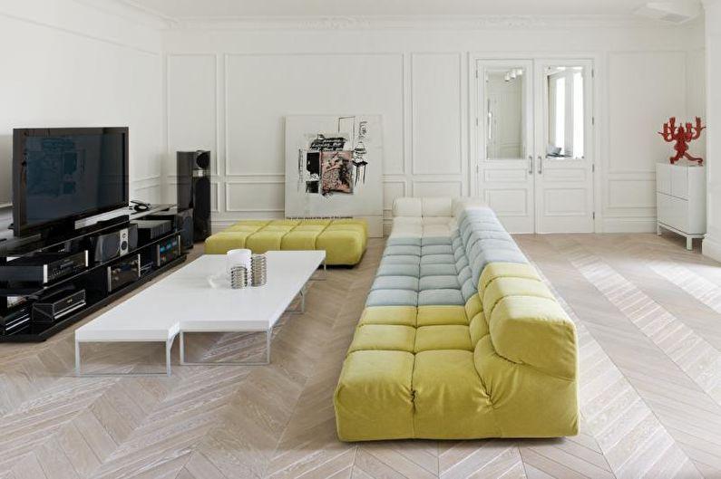 Дизайн интерьера квартиры в стиле хай-тек - фото 