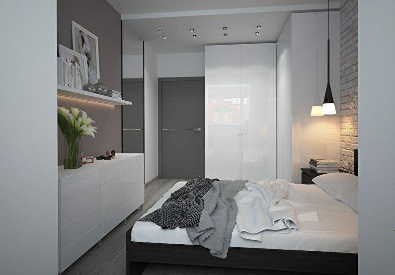 Дизайн спальни в минималистичном стиле - фото 3