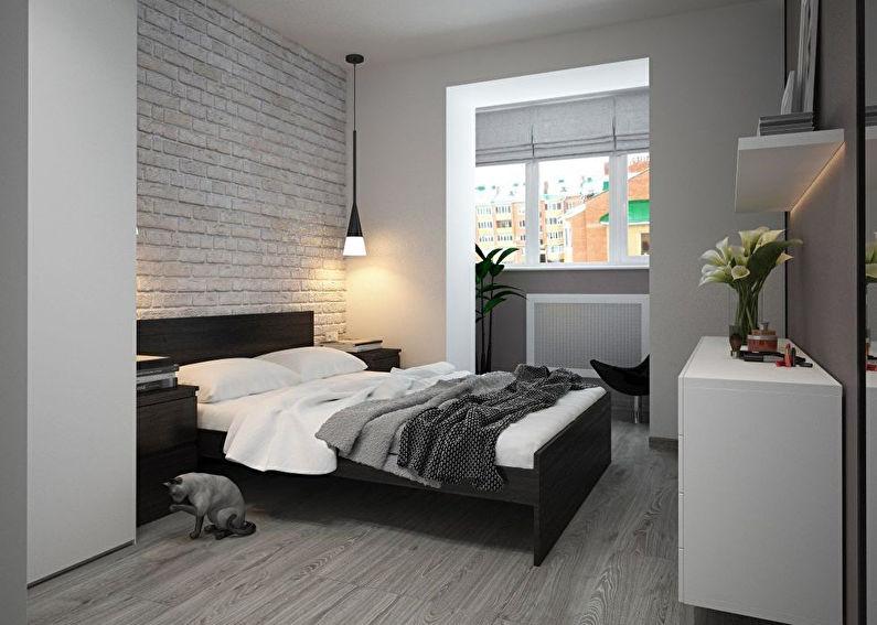 Дизайн спальни в минималистичном стиле