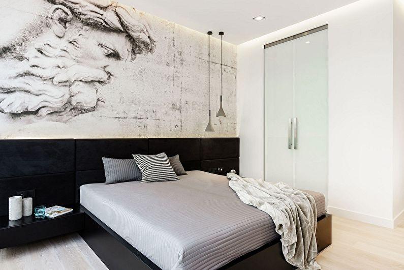 Дизайн спальни 9 кв.м. в стиле минимализм