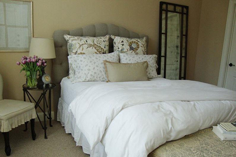 Дизайн интерьера спальни в стиле прованс - фото