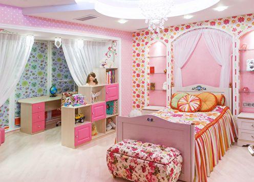 Дизайн детской комнаты для девочки (65+ фото)
