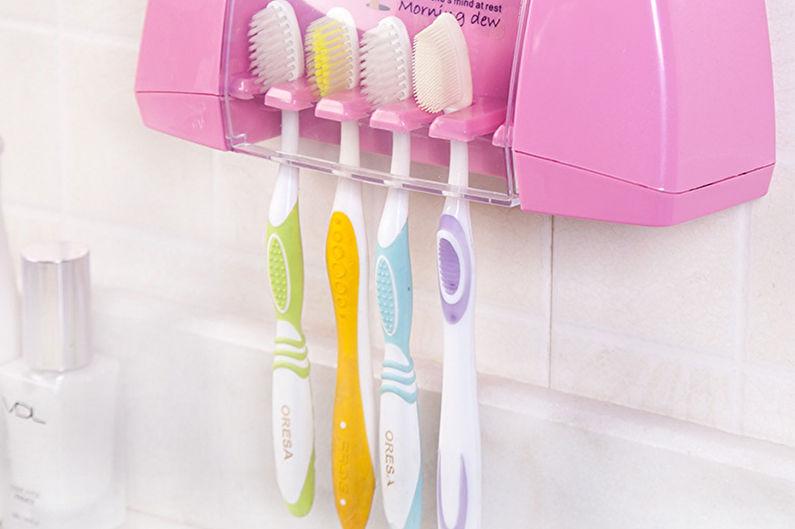 Аксессуары для ванной комнаты - Емкости для зубных щеток