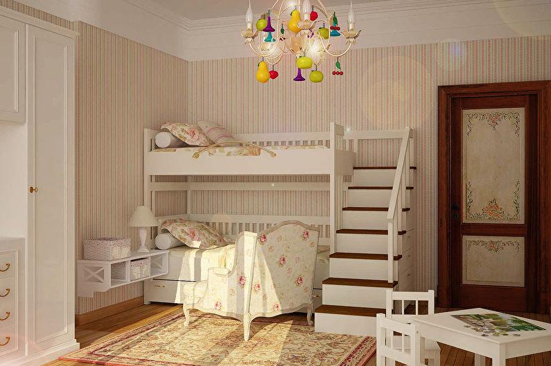 Детская комната в стиле прованс - Дизайн интерьера