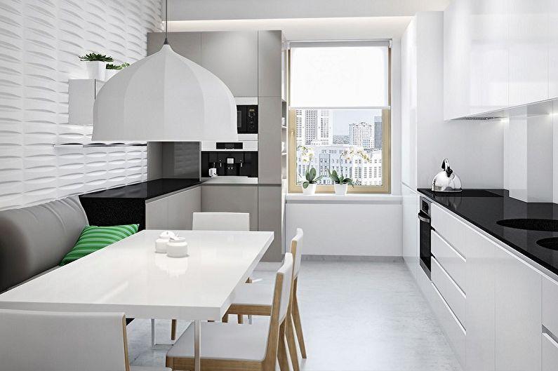 Кухня 15 кв.м. в современном стиле - Дизайн интерьера