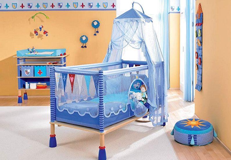 Типы детских кроваток для новорожденных по конструкции - Кровать-манеж