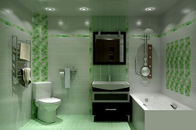 Пластиковые панели для ванной комнаты - фото