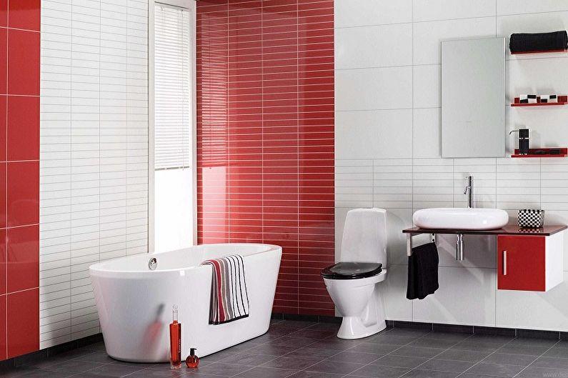 Дизайн ванной комнаты панелями