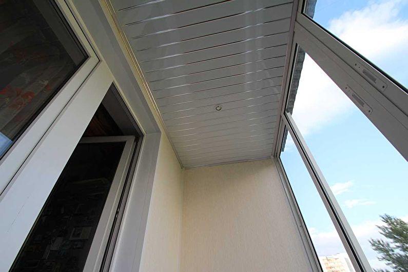 Дизайн балкона / лоджии - Отделка потолка