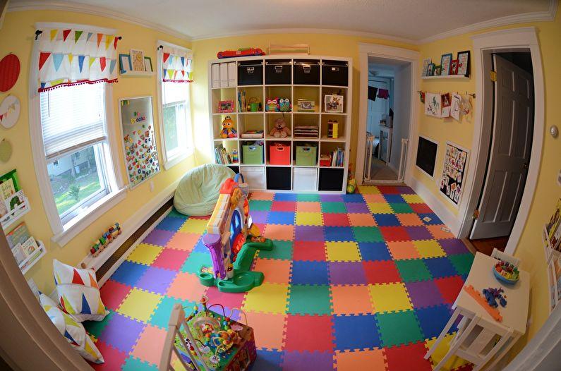 Дизайн детской комнаты - Отделка пола