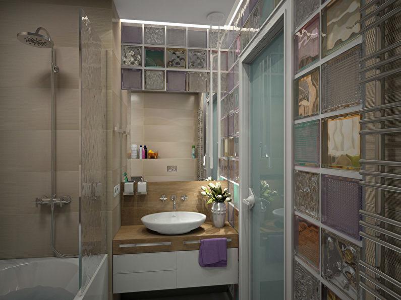 Ванная комната «Стекло и цвет» - фото 1