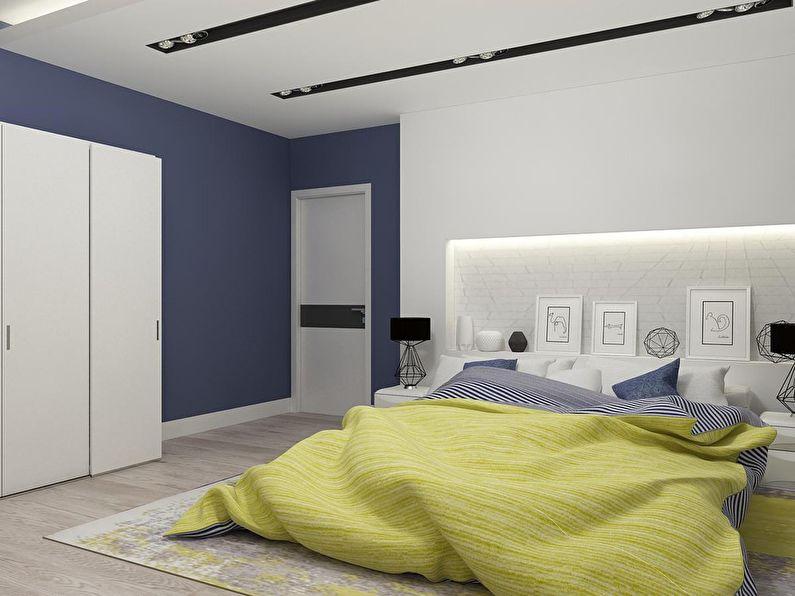 Интерьер спальни в современном стиле - фото 2