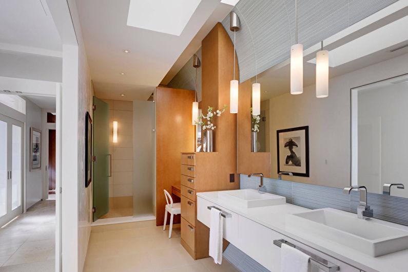Дизайн интерьера ванной в современном стиле - Особенности
