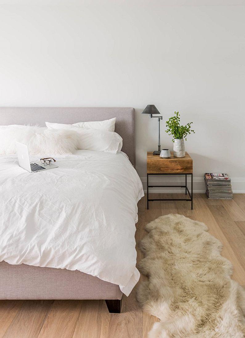 Спальня в скандинавском стиле фото - Дизайн интерьера