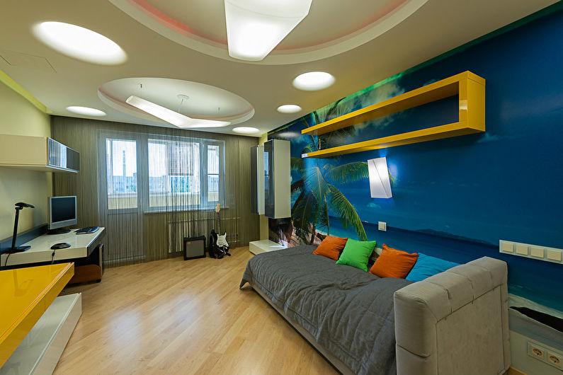 «Цветные линии»: Квартира в современном стиле - фото 5